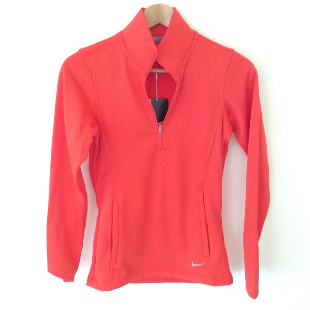 NWT Nike Red-orange Golf Fleece